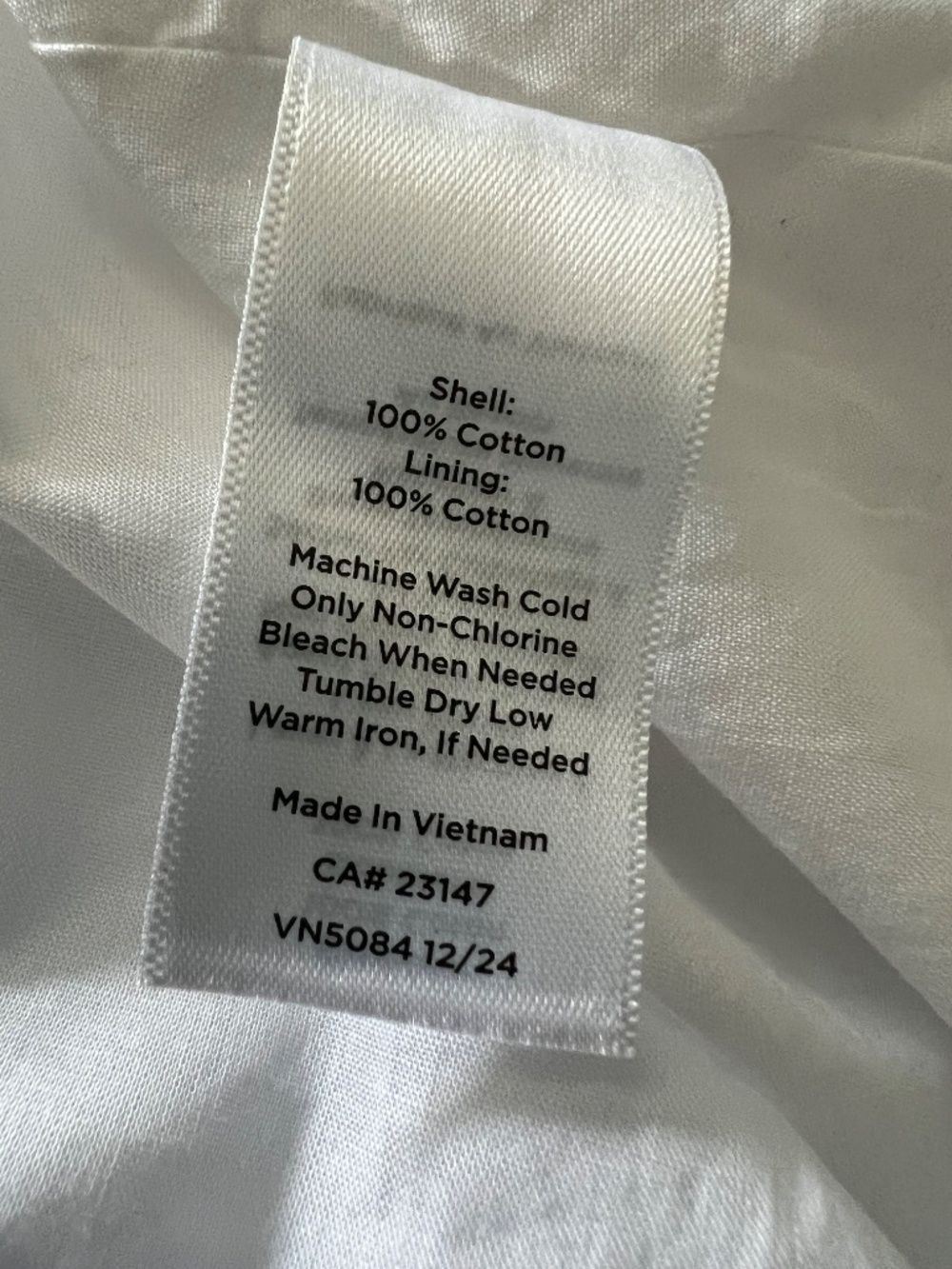 Talbots Beautiful White dress 8p like new - Picture 5 of 6